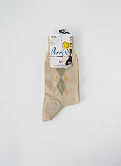 Chaussettes beige PERRIN pour homme seconde vue