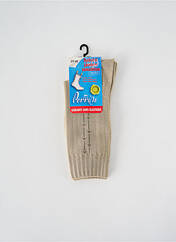 Chaussettes beige PERRIN pour homme seconde vue