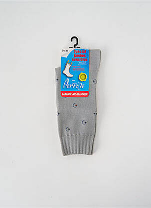 Chaussettes gris PERRIN pour homme