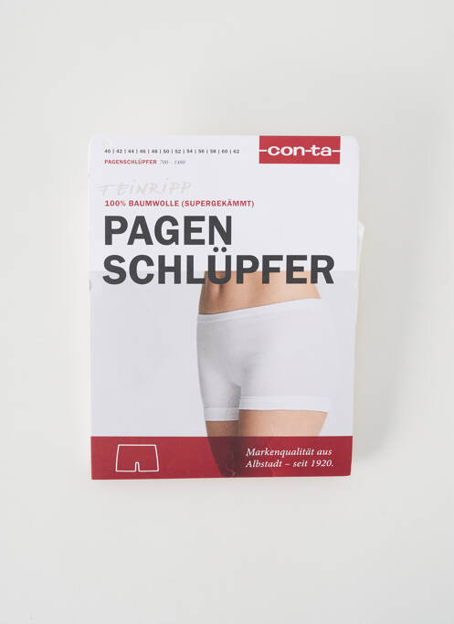 Shorty blanc CON-TA pour femme