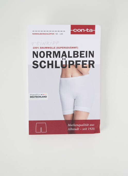 Panty blanc CON-TA pour femme