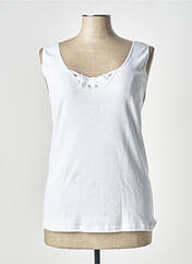 Top/Caraco blanc ACHEL pour femme seconde vue