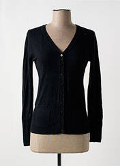 Gilet manches longues noir CC FASHION pour femme seconde vue