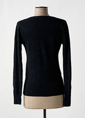 Gilet manches longues noir CC FASHION pour femme seconde vue
