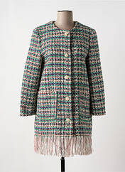 Manteau long vert THE KORNER pour femme seconde vue