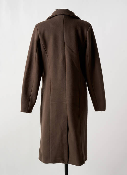 Manteau long marron VILA pour femme