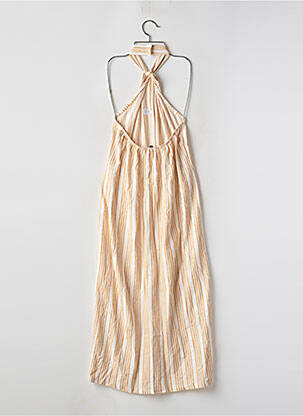 Robe longue sans manche sans manche jaune ZARA femme