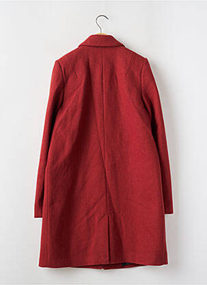 Manteau long coupe droite sans capuche orange ZARA femme