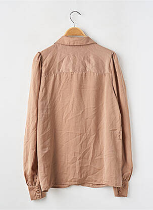 Chemisier coupe fluide manches longues beige NA-KD femme