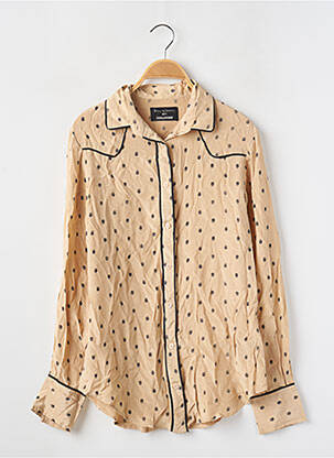 Chemisier imprimé fantaisie manches longues beige ZADIG & VOLTAIRE femme