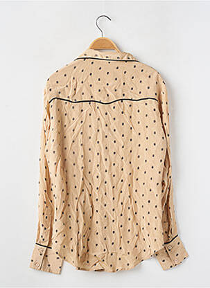 Chemisier imprimé fantaisie manches longues beige ZADIG & VOLTAIRE femme