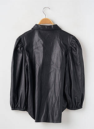 Chemisier coupe droite manches longues noir ZARA femme
