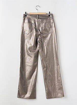 Pantalon droit taille haute taille haute gris ORAIJE femme