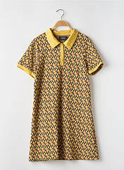 Robe courte jaune CIDER pour femme seconde vue