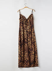 Robe longue marron SANS MARQUE pour femme seconde vue