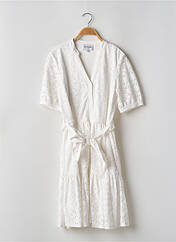Robe mi-longue blanc LEO & UGO pour femme seconde vue