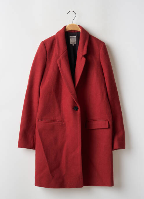 Manteau long coupe droite sans capuche orange ZARA femme