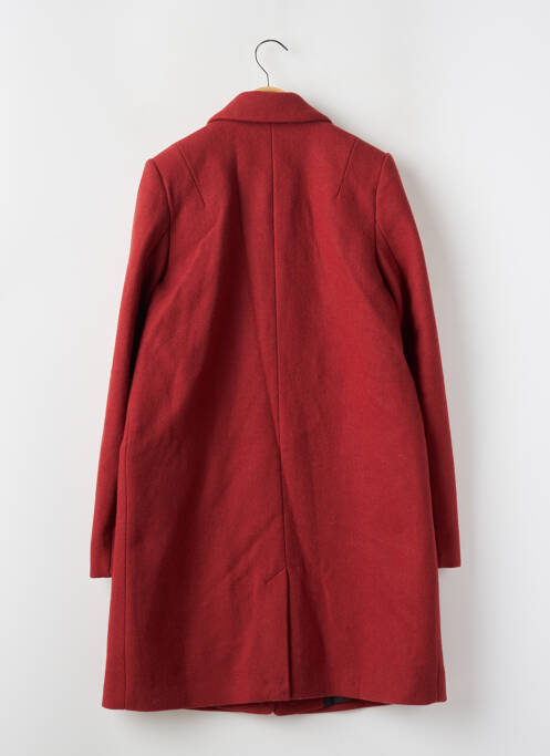 Manteau long coupe droite sans capuche orange ZARA femme