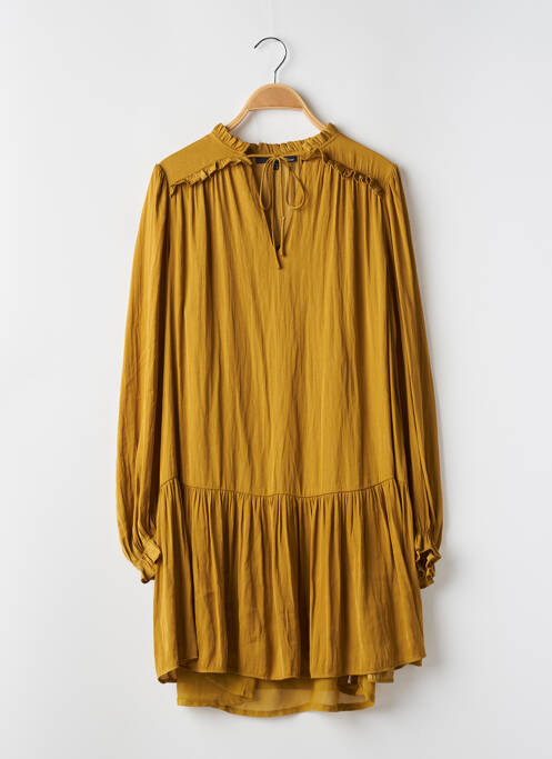 Robe courte jaune ETAM pour femme