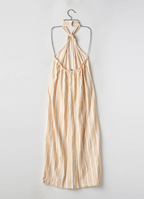 Robe longue jaune ZARA pour femme