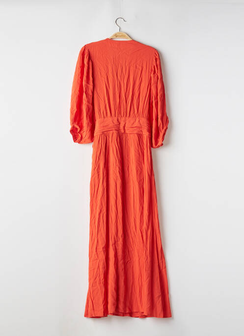 Robe longue orange PALEM pour femme