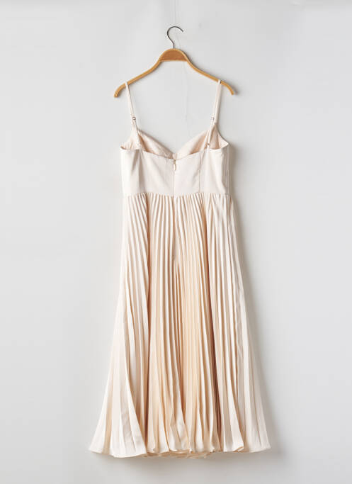 Robe mi-longue beige AZAZIE pour femme