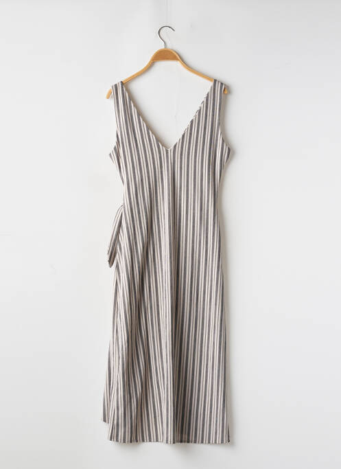 Robe mi-longue gris H&M pour femme