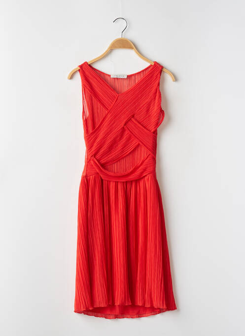 Robe mi-longue rouge SANDRO pour femme