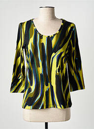 Top tissage jersey manches 3/4 vert PAUL BRIAL femme