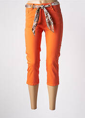 Pantacourt orange ONADO pour femme seconde vue