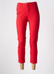Pantacourt rouge I.QUING pour femme seconde vue