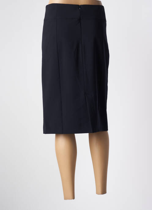 Jupe mi-longue noir BRUNO SAINT HILAIRE pour femme