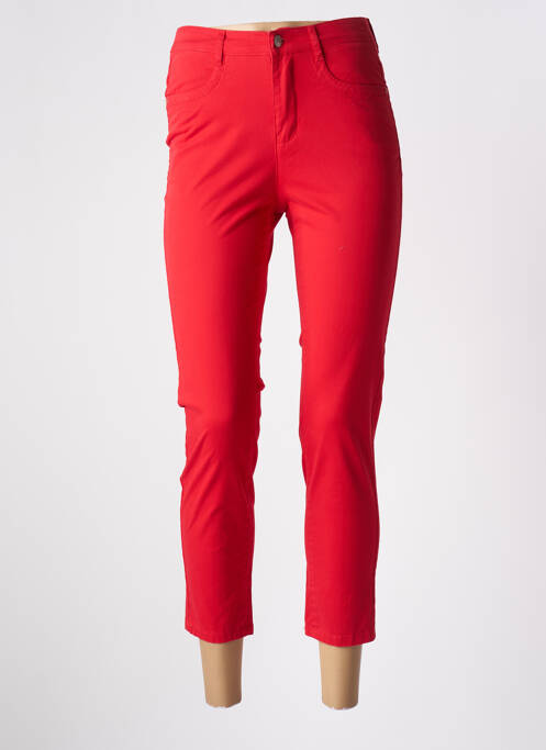 Pantacourt rouge I.QUING pour femme