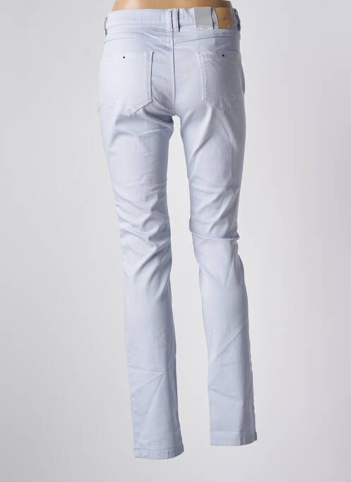 Pantalon slim bleu BRUNO SAINT HILAIRE femme