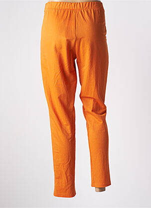Jogging slim taille normale orange EGO femme