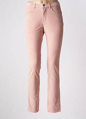Pantalon slim stretch taille normale rose BRUNO SAINT HILAIRE femme