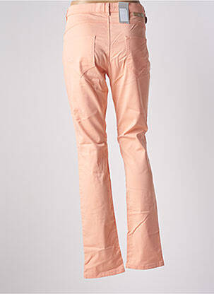 Pantalon slim tissage popeline taille normale orange BRUNO SAINT HILAIRE femme