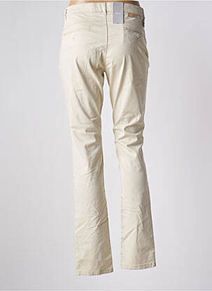 Pantalon chino tissage popeline taille normale vert BRUNO SAINT HILAIRE femme