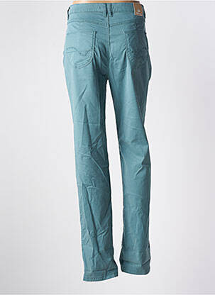 Pantalon slim tissage popeline taille normale bleu BRUNO SAINT HILAIRE femme