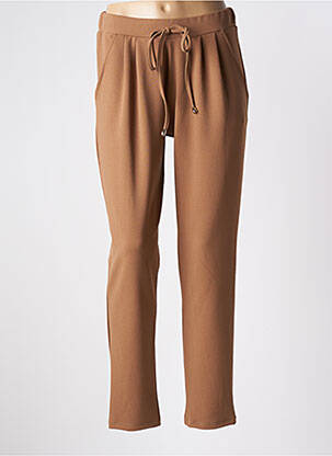 Jogging slim taille normale marron EGO femme