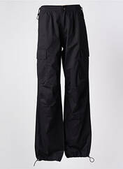 Pantalon cargo noir SEE SEE pour femme seconde vue