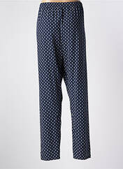 Pantalon droit bleu MARINELLO pour femme seconde vue