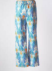 Pantalon large bleu MADE IN ITALY pour femme seconde vue