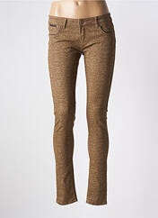 Pantalon slim marron TOXIK3 pour femme seconde vue
