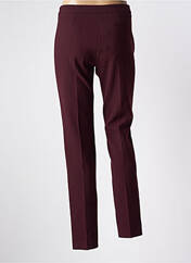Pantalon slim rouge BRUNO SAINT HILAIRE pour femme seconde vue
