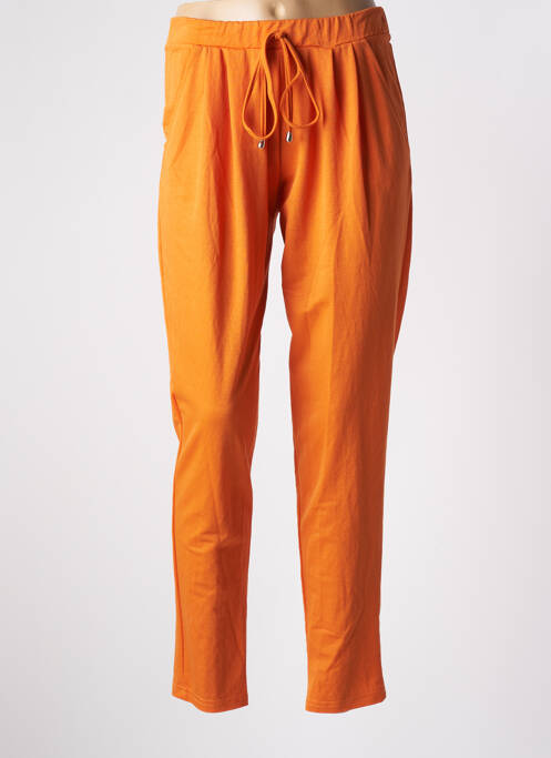 Jogging slim taille normale orange EGO femme