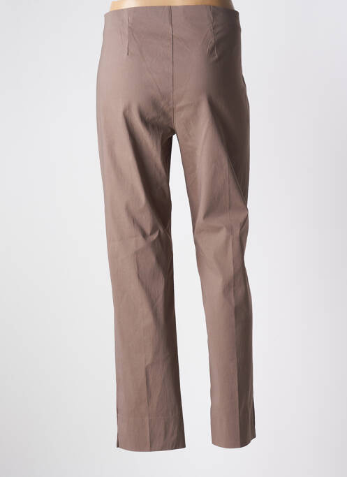 Jegging marron fonce MODE DE PARIS pour femme