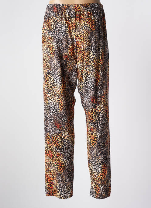 Pantalon droit orange MARINELLO pour femme