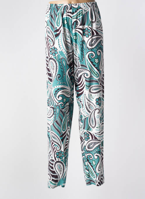 Pantalon droit vert MARINELLO pour femme