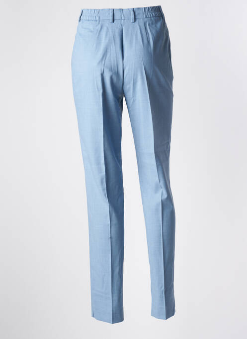 Pantalon slim bleu BRUNO SAINT HILAIRE femme
